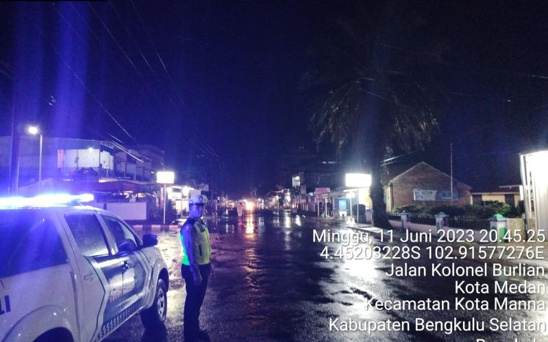 Cegah Knalpot Brong Sat Lantas Polres Bengkulu Selatan Gelar Patroli Stasiner dan Mobiling