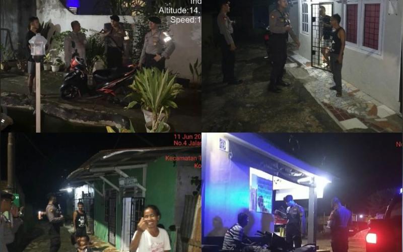 Patroli Mobiling, Satsamapta Polresta Bengkulu Sampaikan Pesan Kamtibmas