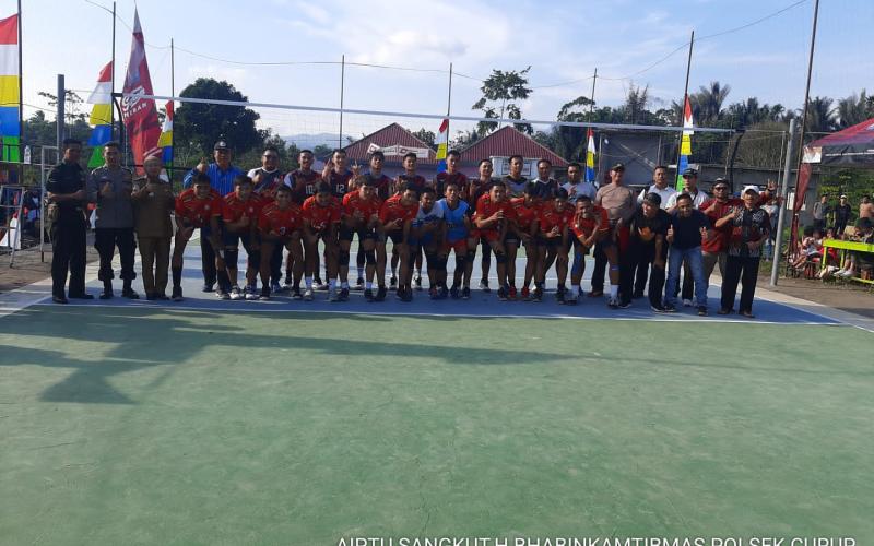 Polsek Curup, Lakaukan Pengamanan Final dan Penutupan Open Turnament Voly Ball 