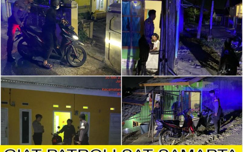 Sat Samapta Polresta Bengkulu Patroli Mobiling Ditempat Rawan Gangguan Kamtibmas