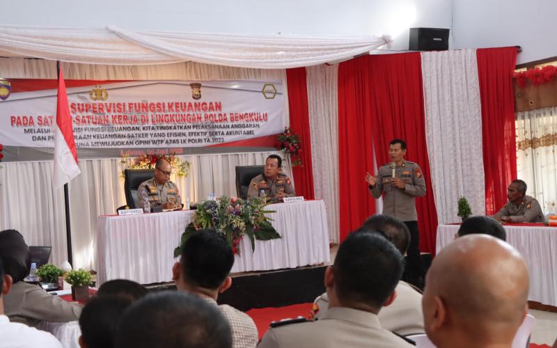 Bid Keu Polda Bengkulu Supervisi ke Polres Lebong