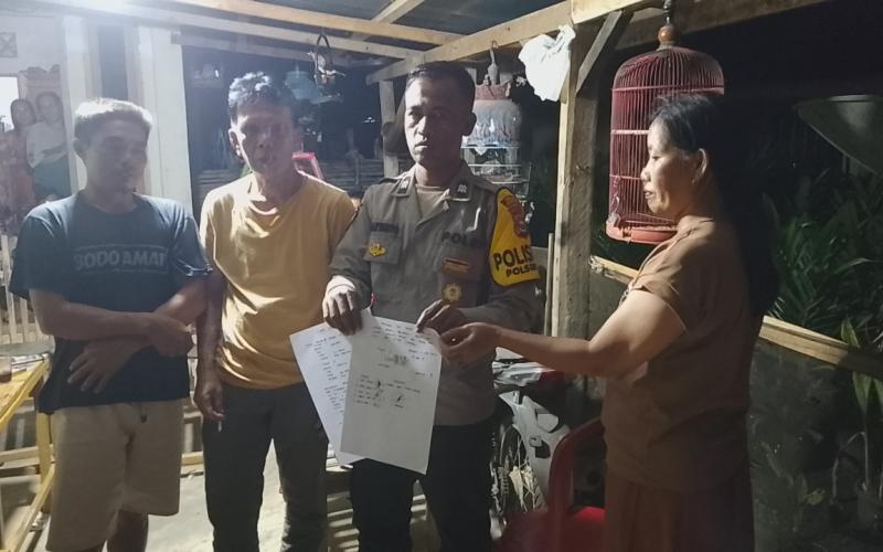 Selingkuh, Warga Desa Lubuk Gedang di Mediasi Polsek Lais  