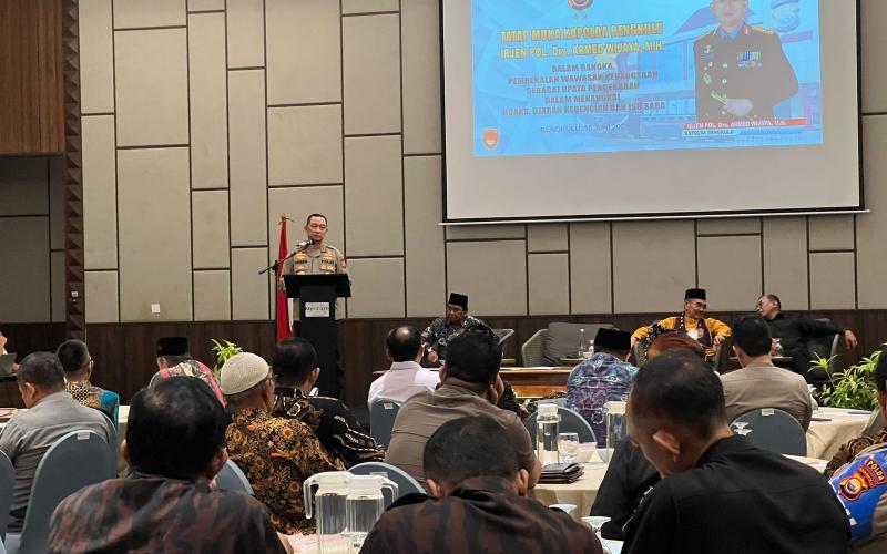 Ciptakan Situasi Kondusif Jelang Pemilu 2024, Polda Bengkulu Gelar FGD