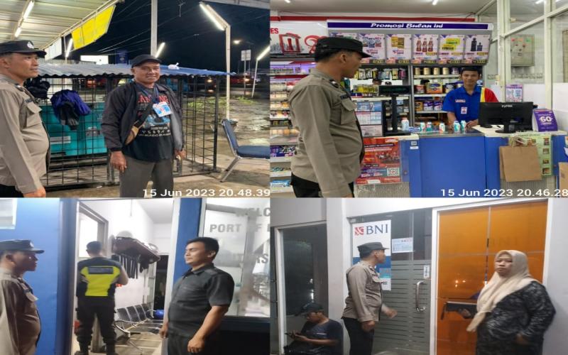 KSKP Pulau Baai Patroli Malam di Kawasan Pelabuhan 