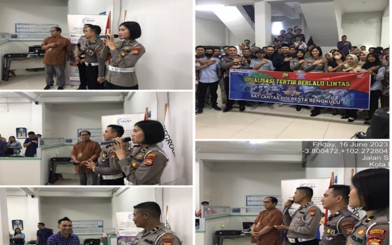 Rutin, Satlantas Polresta Bengkulu Sosialisasikan Tertib Berlalu Lintas 