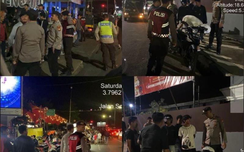 Sat Samapta Polresta Bengkulu Gelar Patroli KRYD, Ciptakan Rasa Aman