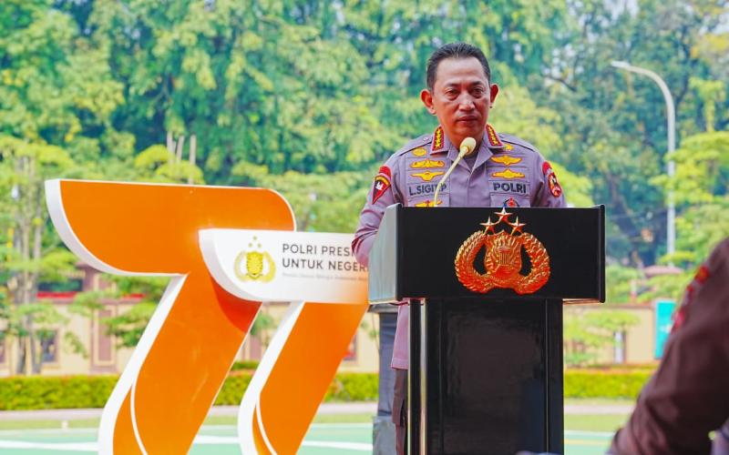 Gelar Baksos dalam Rangka Hari Bhayangkara ke-77, Kapolri Ingin Polri Selalu Bersama Masyarakat