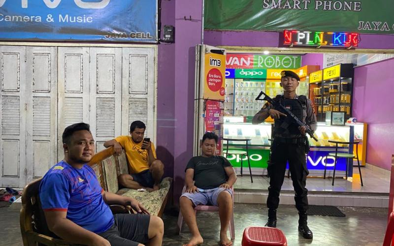 Cegah Tindak Pidana, Sat Samapta Polres Kaur Patroli Presisi