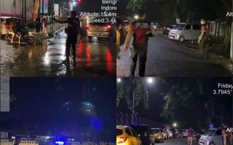 Sat Samapta Polresta Bengkulu Patroli Mobiling Diseputaran GOR Sawah Lebar