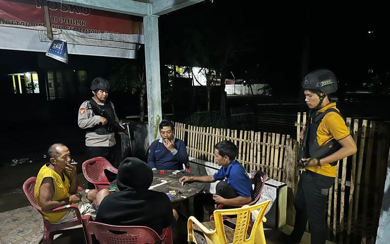 Antisipasi Tindak Pidana 3C, Personel Giat Piket Yanmas Melaksanakan Patroli KRYD