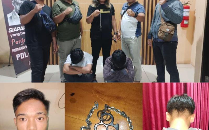 Main Keroyok, 2 Pria ini Ditangkap Polresta Bengkulu