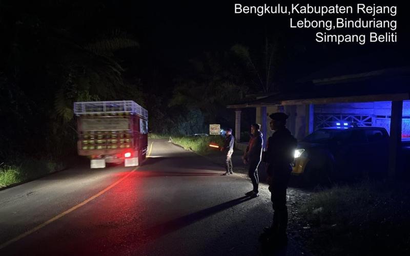 Polres Rejang Lebong Tingkatkan Patroli Malam Hari