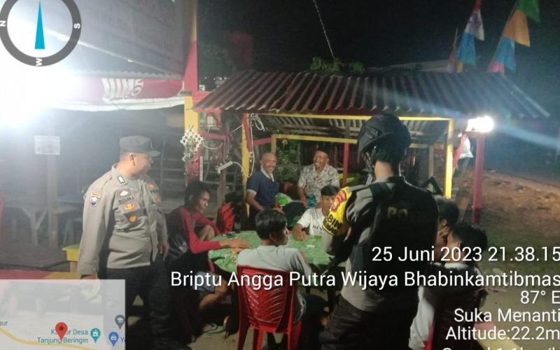 Polsek Maje Patroli Dialogis Sampaikan Imbauan Kamtibmas