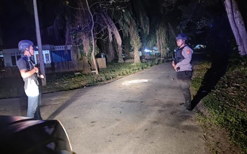 Giat Piket Yanmas Melaksanakan Patroli KRYD dalam Rangka Antisipasi Tindak Pidana 3C di Wilkum Polsek Kaur Utara