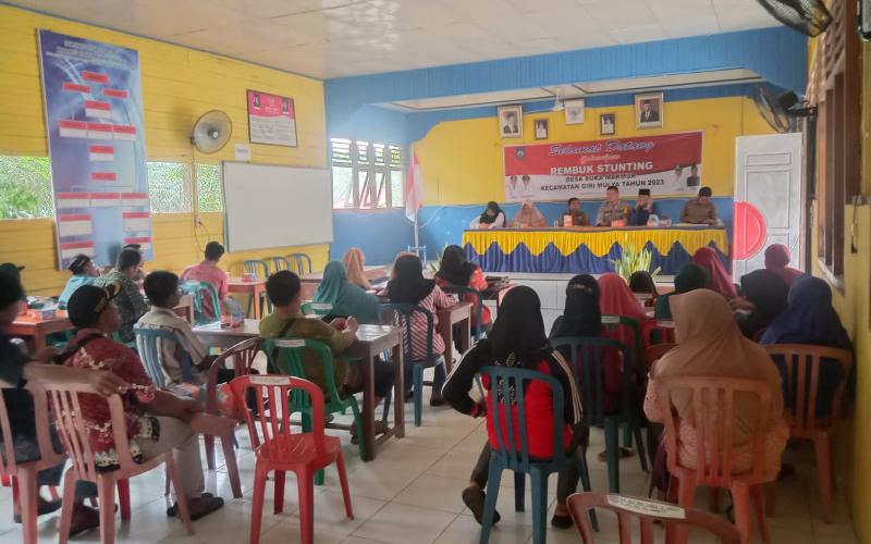 Upaya Pencegahan Stunting Polsek Giri Mulya Hadiri Musyawarah