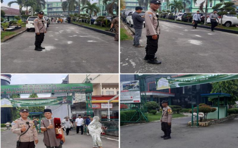 Polresta Bengkulu dan Polsek Jajaran Laksanakan Pengamanan Salat Iduladha 