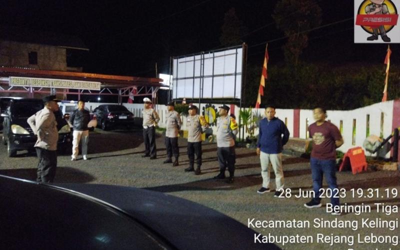 Kapolsek Sindang Kelingi Pimpin Apel Persiapan Pengamanan Malam Takbiran