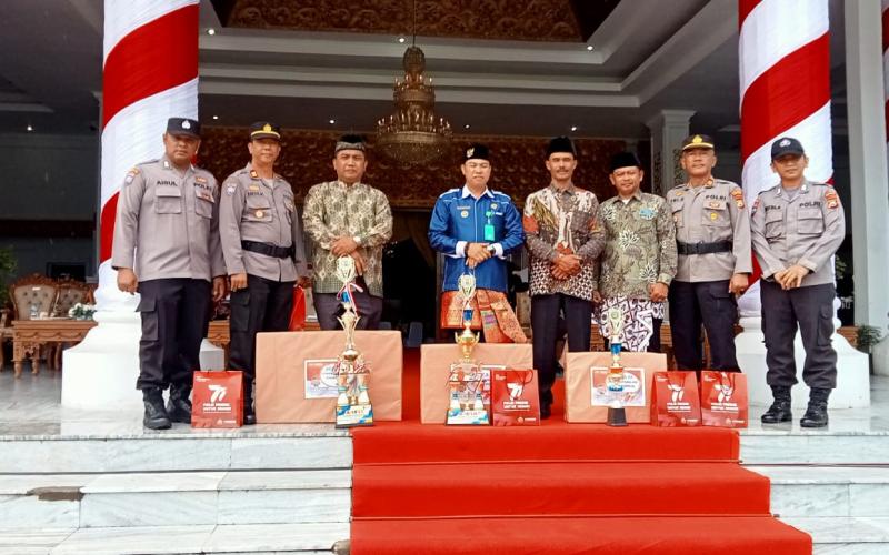 Lomba Tingkat Polda, Poskamling Lebong Raih Juara 2 