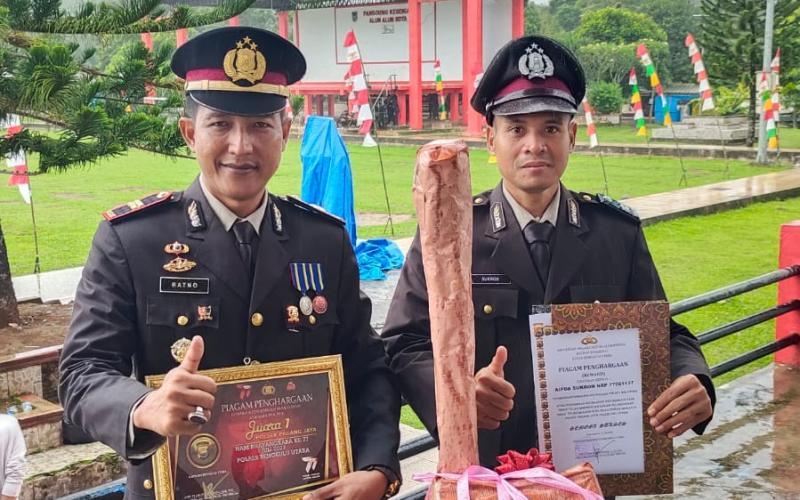 Polsek Padang Jaya Juara 1 Kebersihan Mako Tingkat Polres Bengkulu Utara 
