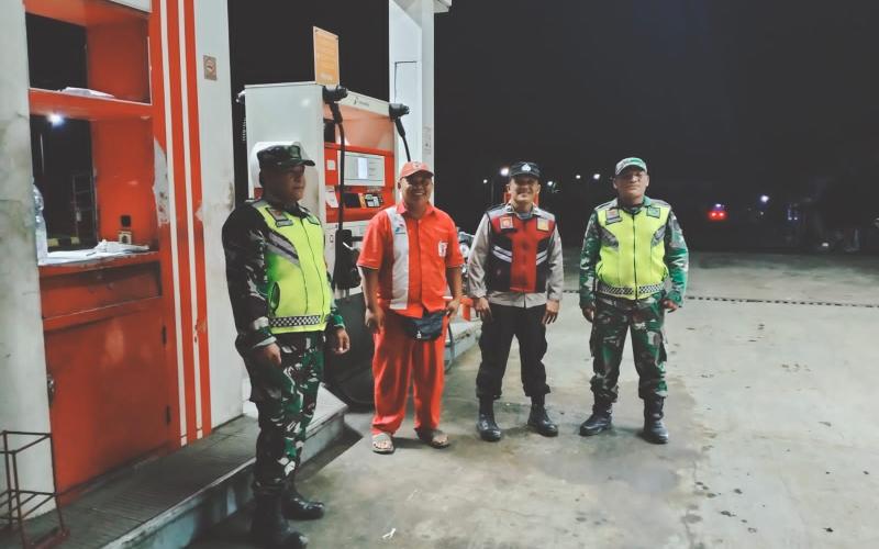 Sinergitas TNI-Polri, Polsek Lais dan Koramil Lais Laksanakan Patroli Bersama