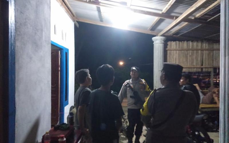 Polsek Kaur Tengah Patroli Diologis Antisipasi 3C dan Premanisme di Wilayah Hukum