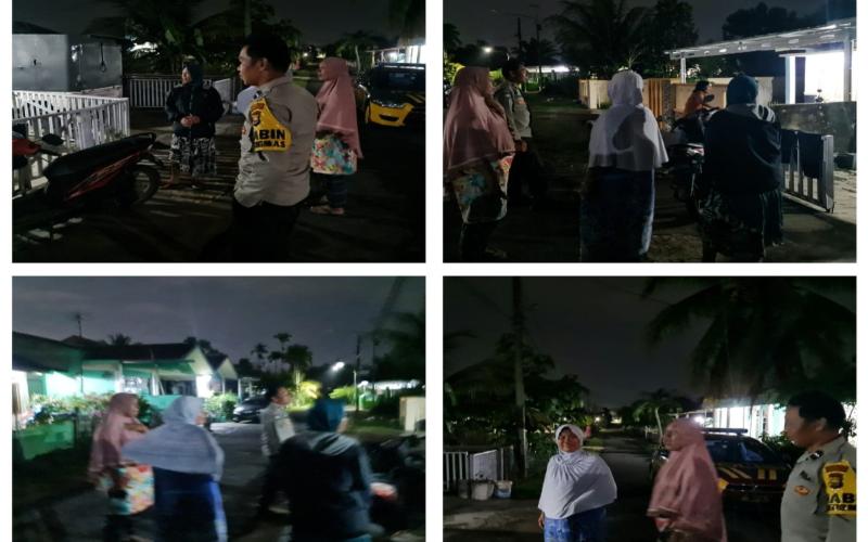 Malam Hari, Polsek Muara Bangkahulu Patroli Keliling