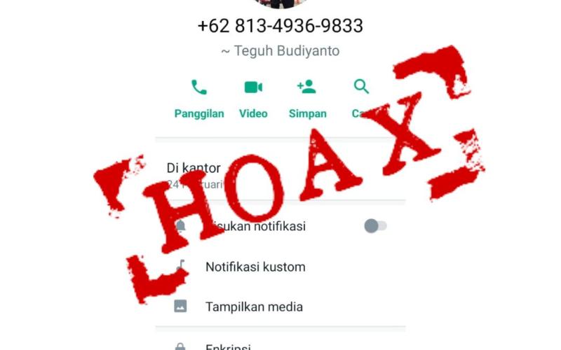 Nomor Kapolsek Lubuk Pinang Polres Mukomuko Dicatut Orang Tidak Dikenal, Kapolres Minta Warga Waspada 