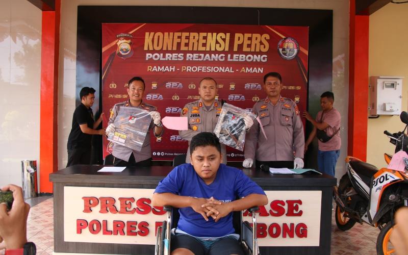 Begal 32 TKP Dilumpuhkan Polres Rejang Lebong