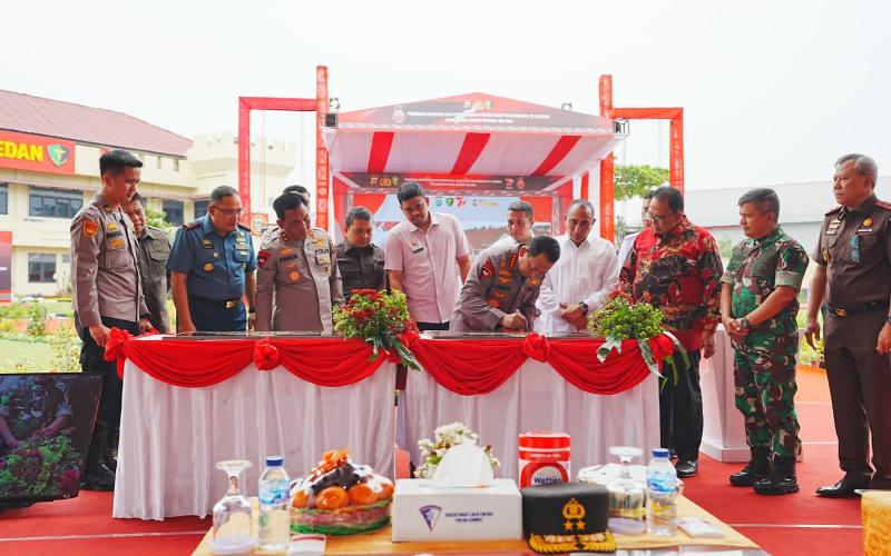 Resmikan Rumah Sakit dan Polres Tapsel, Kapolri Tegaskan Beri Pelayanan Terbaik