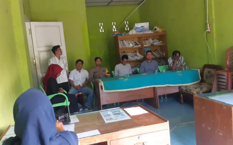 Kapolsek Pino Hadiri Seleksi Penjaringan Calon Perangkat Desa Air Tenam