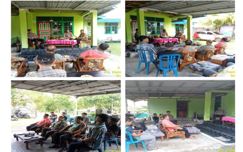 Polsek Ratu Agung Jumat Curhat Bersama Warga Kelurahan Sawah Lebar 