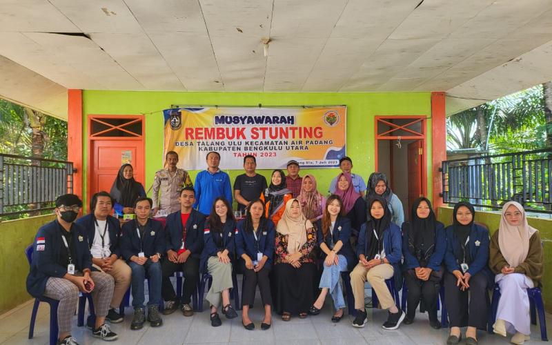 Dukung Percepatan Penurunan Stunting, Polsek Lais Hadiri Rembug Stunting
