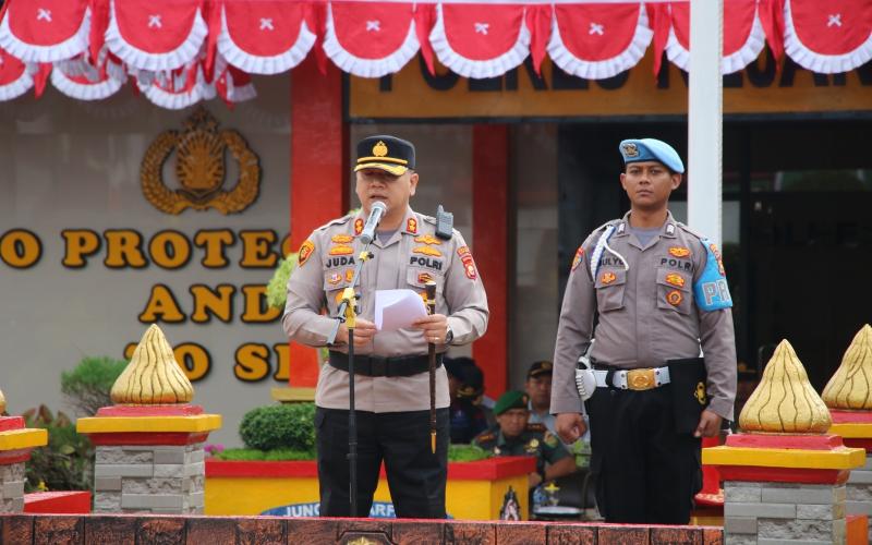 Polres Rejang Lebong Apel Gelar Pasukan Ops Patuh Nala 2023
