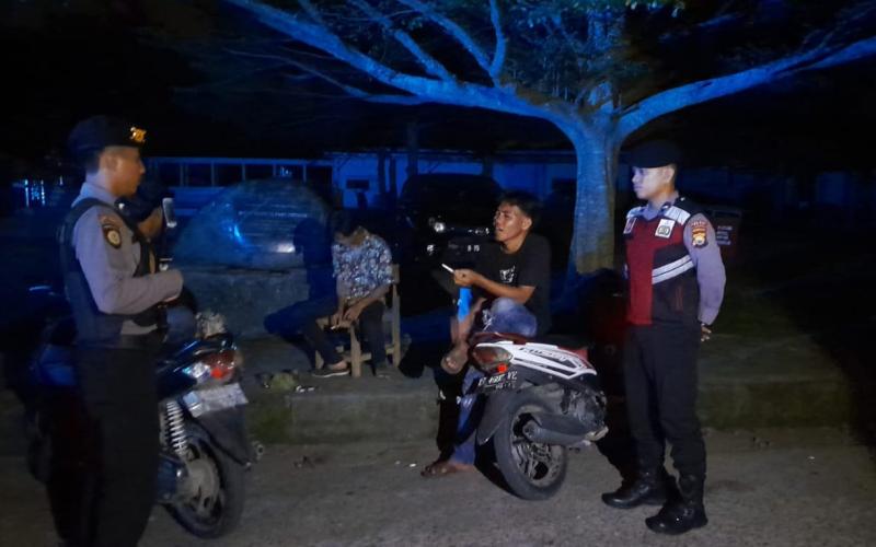 Cegah Tindak Kejahatan, Sat Samapta Polres Kaur Patroli Presisi 
