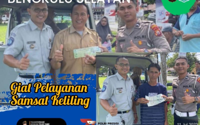 Sat Lantas Polres BS Gelar Samsat Keliling di Kecamatan Pino Raya dan RSHD Manna