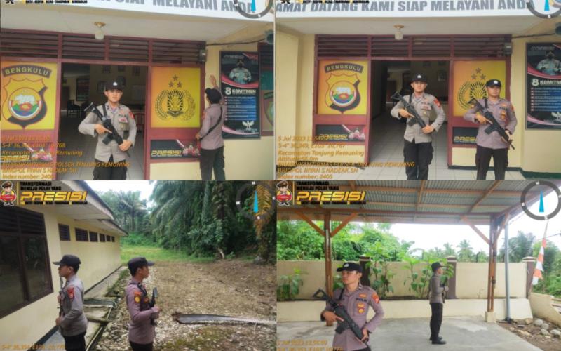Antispasi Konsleting Listrik, Polres Kaur dan Polsek Jajaran Cek KWH Meter dan Jaringan Listrik 