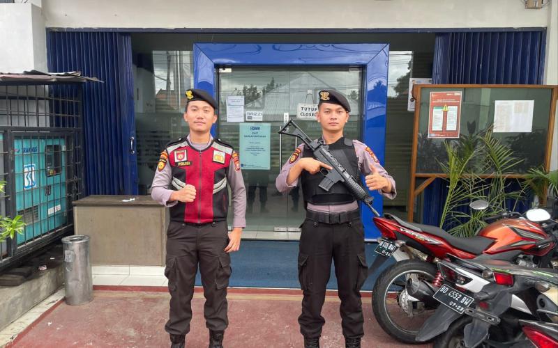 Jaga Keamanan Wilayah, Personel Sat Samapta Polres Kaur Patroli Objek Vital 