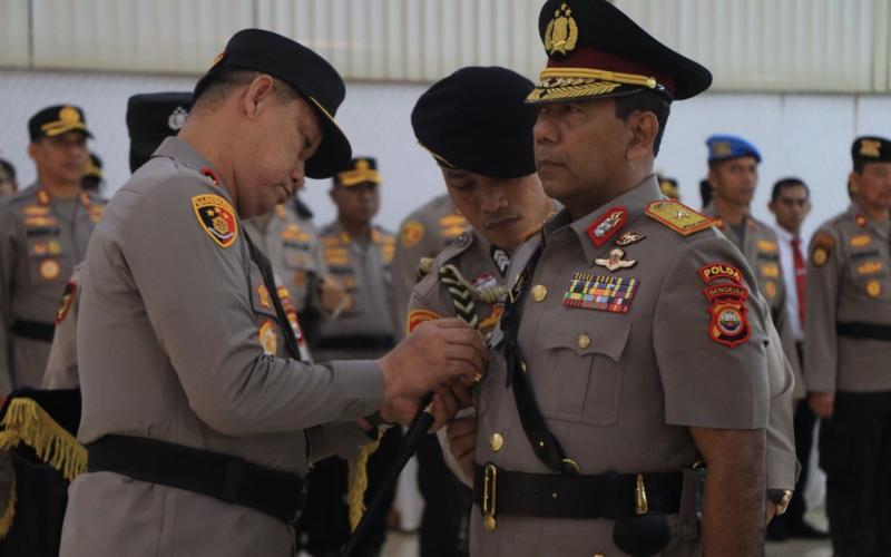 Kapolda Bengkulu Lantik Brigjen Pol Agus Salim Jadi Wakapolda Bengkulu