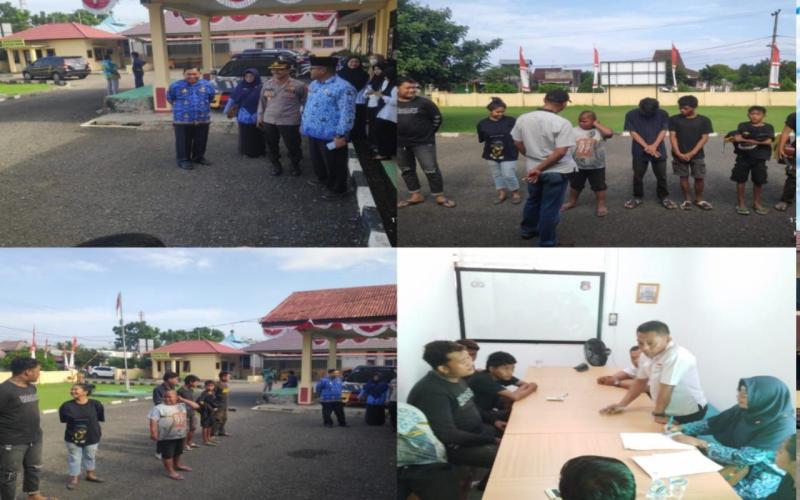 Polsek Selebar Bersama Dinsos Melaksanakan Penertiban Tuna Wisma Diwilayah Kota Bengkulu