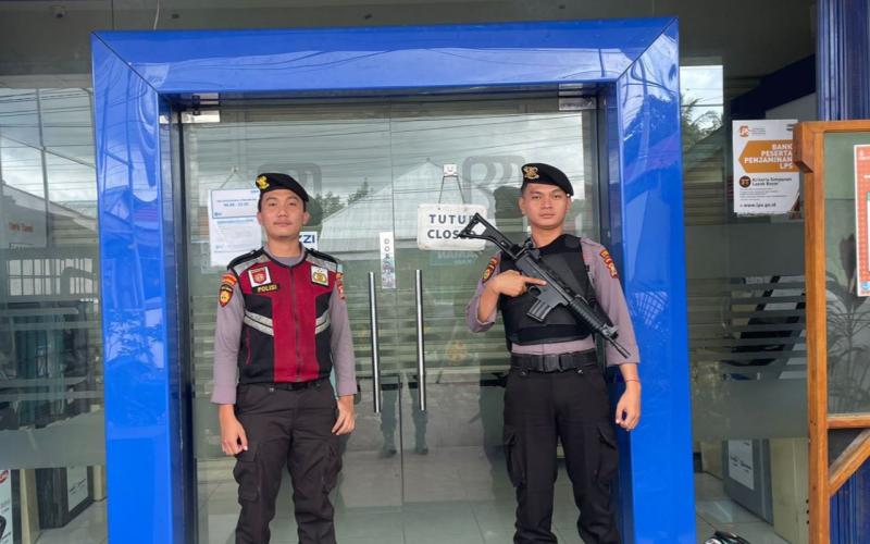 Ciptakan Kondusifitas dan Keamanan di Objek Vital dan Keramaian, Sat Samapta Polres Kaur Gelar Patroli Rutin  