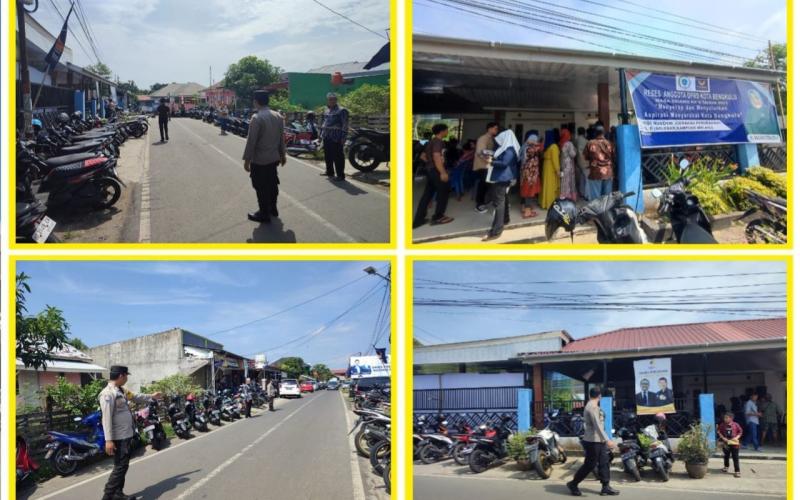 Polsek Kampung Melayu Laksanakan Pengamanan Kegiatan Reses Anggota DPRD Kota Bengkulu