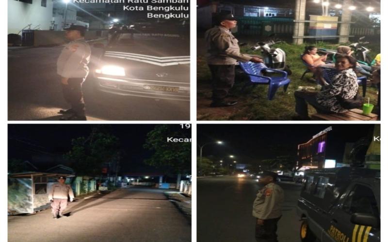 Jaga Situasi Kamtibmas, Polsek Ratu Agung Patroli di Seputaran Hotel Mercure 