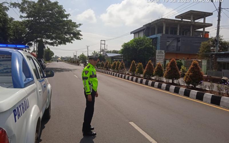 Rangkaian Patuh Nala, Sat Lantas Polres Bengkulu Selatan Gelar Pengaturan Lalu Lintas
