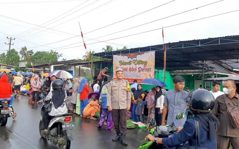 Bhabinkamtibmas Polres BU Laksanakan Pengamanan menyambut Tahun Baru Hijriah didesa Binaan