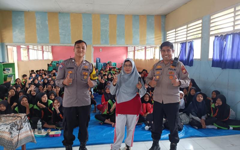 Hadiri Matsama MTS Nurul Kamal, Kapolsek Curup Berikan Penyuluhan Kamtibmas