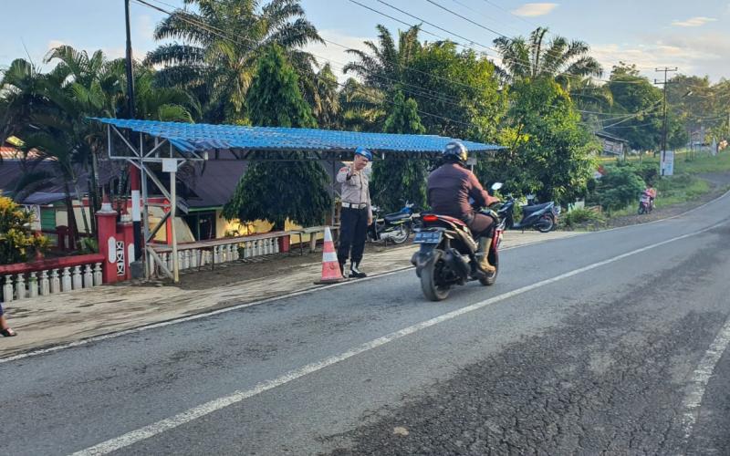 Hadir di Tengah Masyarakat, Polsek Giri Mulya Laksanakan Comander Wish