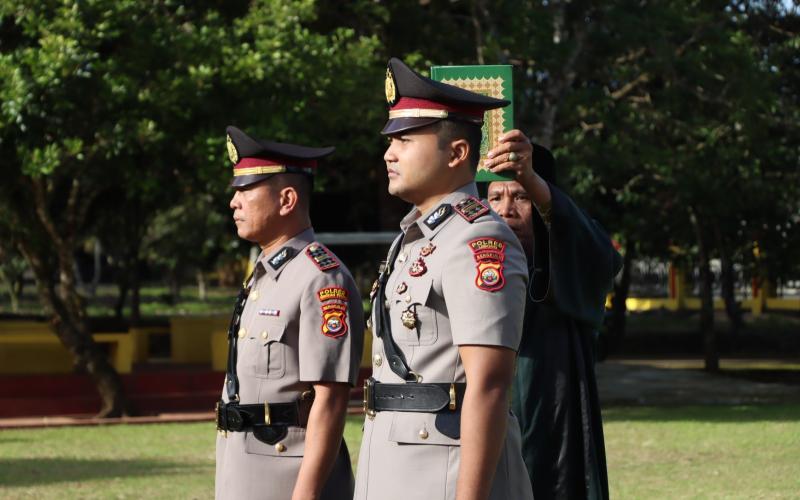 Sertijab, Iptu Riski Dwi Cahyo Resmi Jabat Kasat Reskrim Polres Lebong