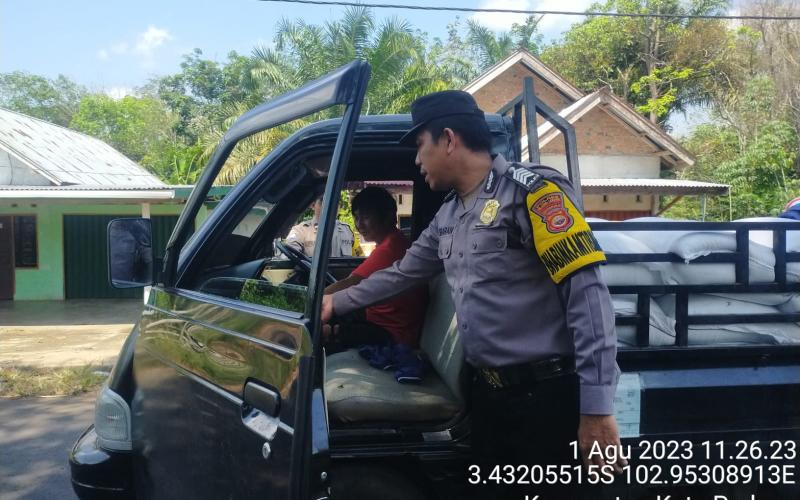 Upaya Pencegahan Aksi Kejahatan, Polsek Kotapadang Gelar Pemeriksaan