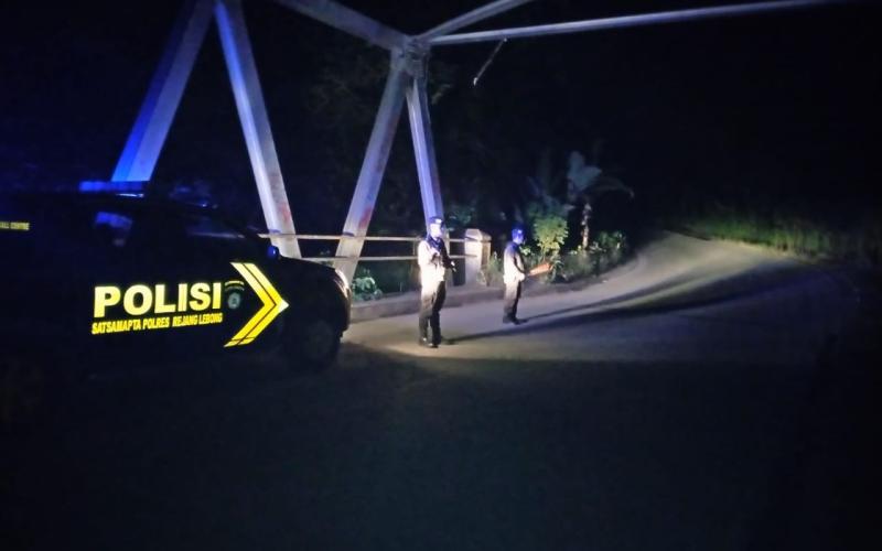 Berikan Rasa Nyaman, Sat Samapta Polres RL Gelar Patroli Malam di Jalur Lintas Bengkulu – Lubuklinggau