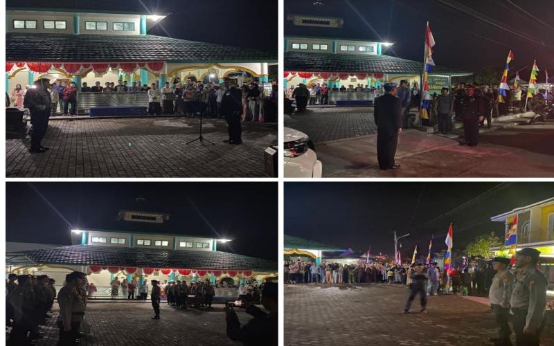 Polresta Bengkulu Gelar Upacara Pelepasan Jenazah Almarhum Bripka Tumpak Siregar Banit Paminal Sie Propam 